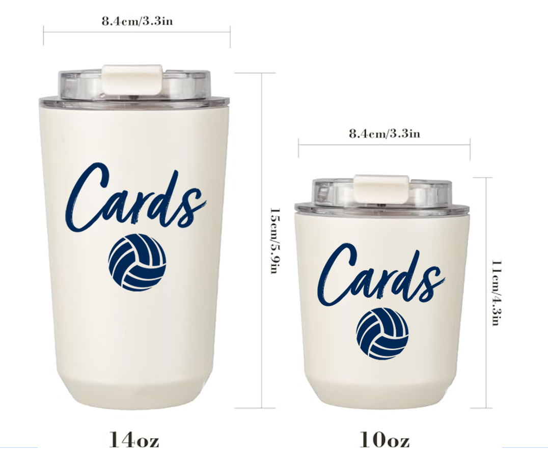 "Cards Volleyball" Insulated Travel Cup