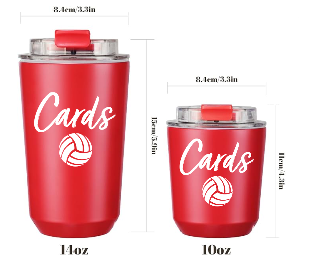 "Cards Volleyball" Insulated Travel Cup