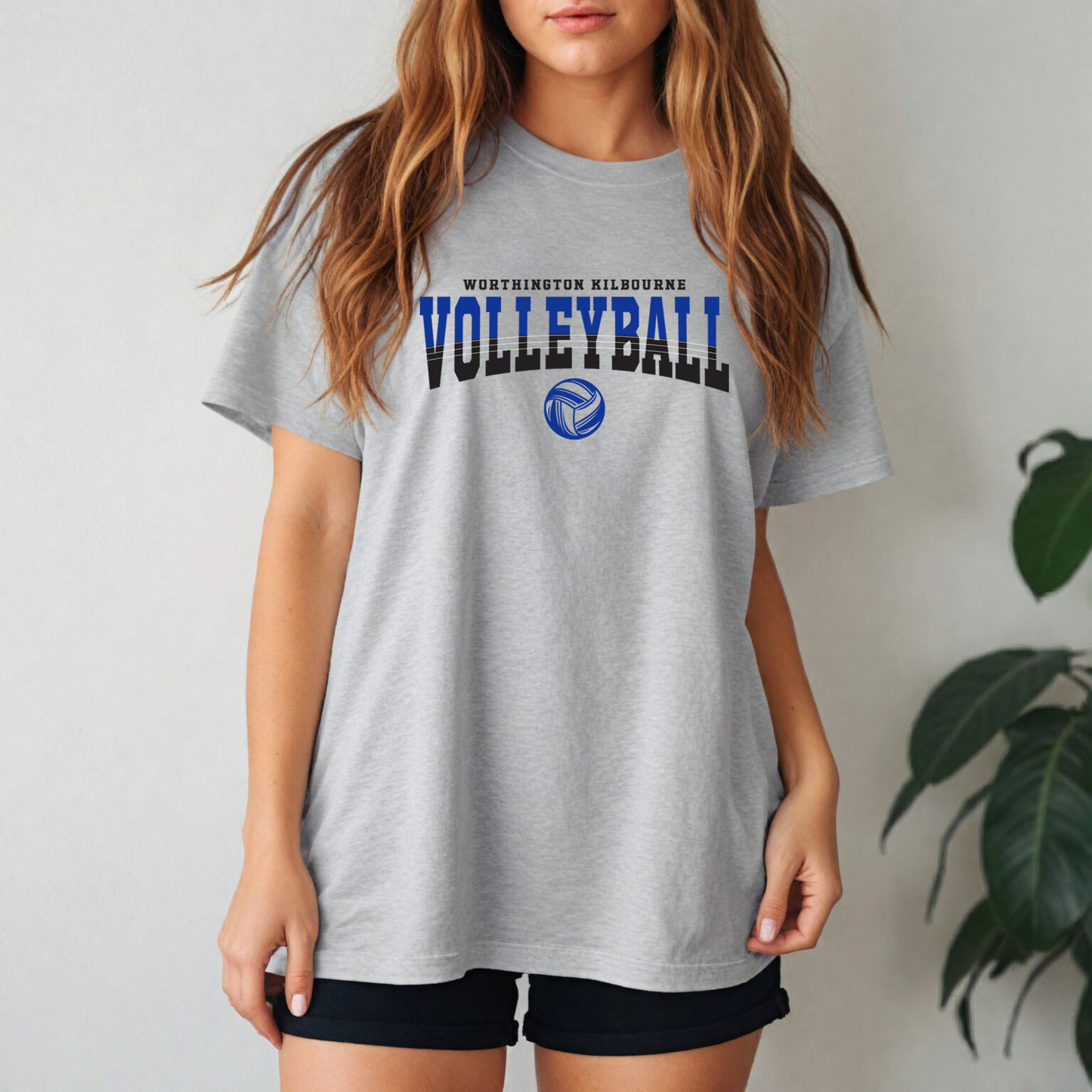 Women's "Worthington Kilbourne Volleyball" Gildan Softstyle Tee