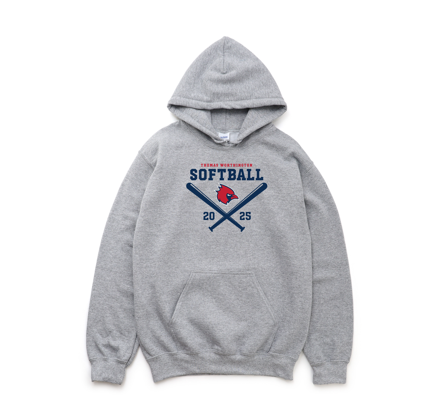 "Thomas Worthington Softball 2025” Heavy Blend Unisex Hoodie Sweatshirt (youth sizes available)