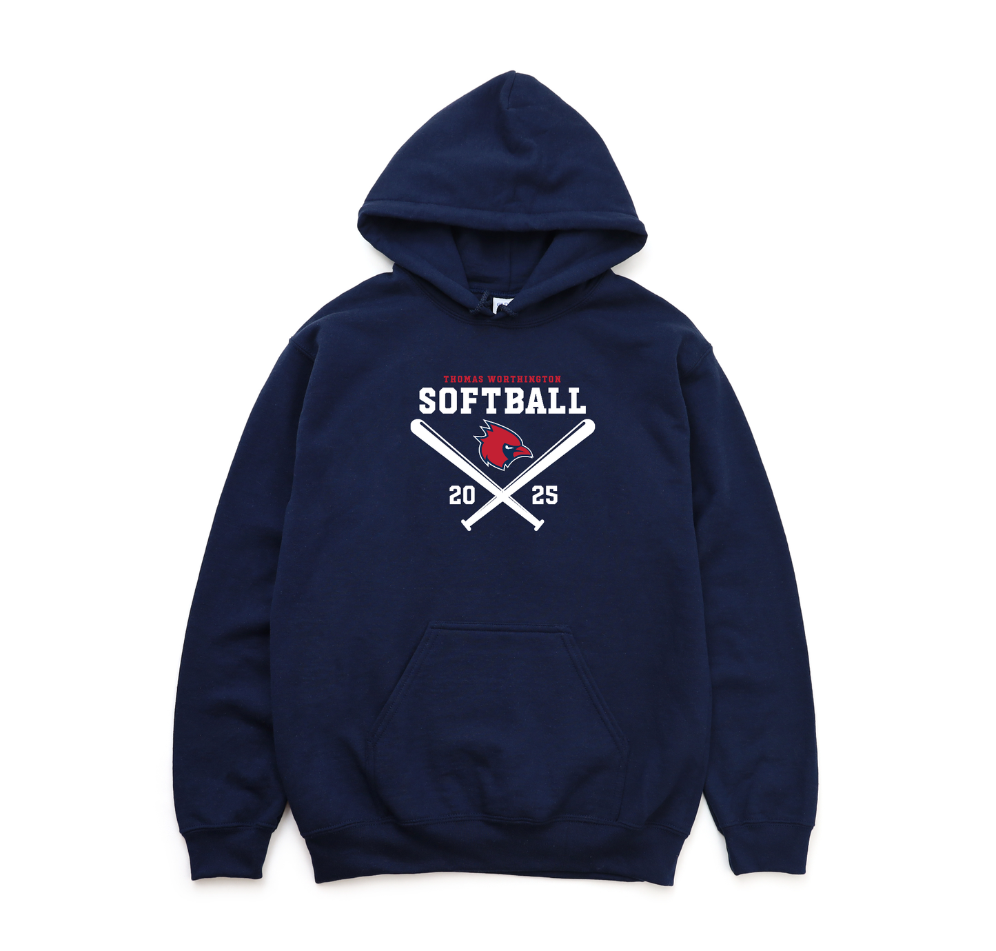 "Thomas Worthington Softball 2025” Heavy Blend Unisex Hoodie Sweatshirt (youth sizes available)