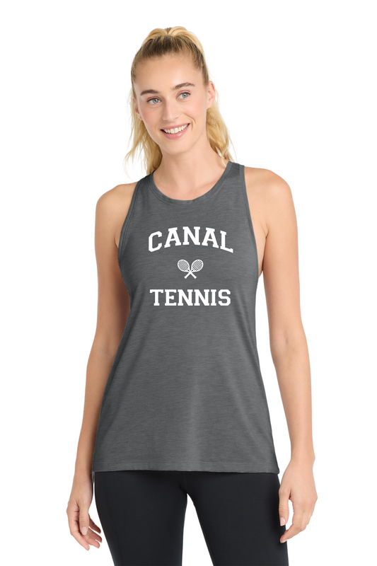 "Canal Tennis" Women's Tri-Blend Racerback Tank