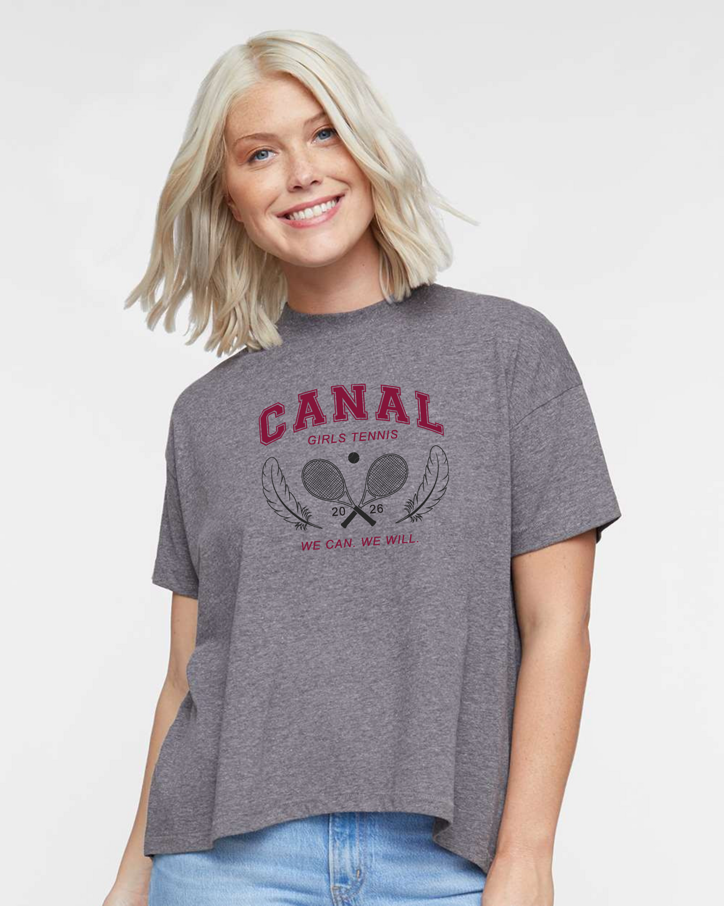"We Can. We Will." Hi-Lo Women's Relaxed Tee