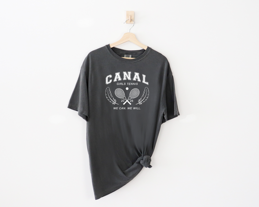 "Canal Tennis" Comfort Colors Unisex Vintage Tee