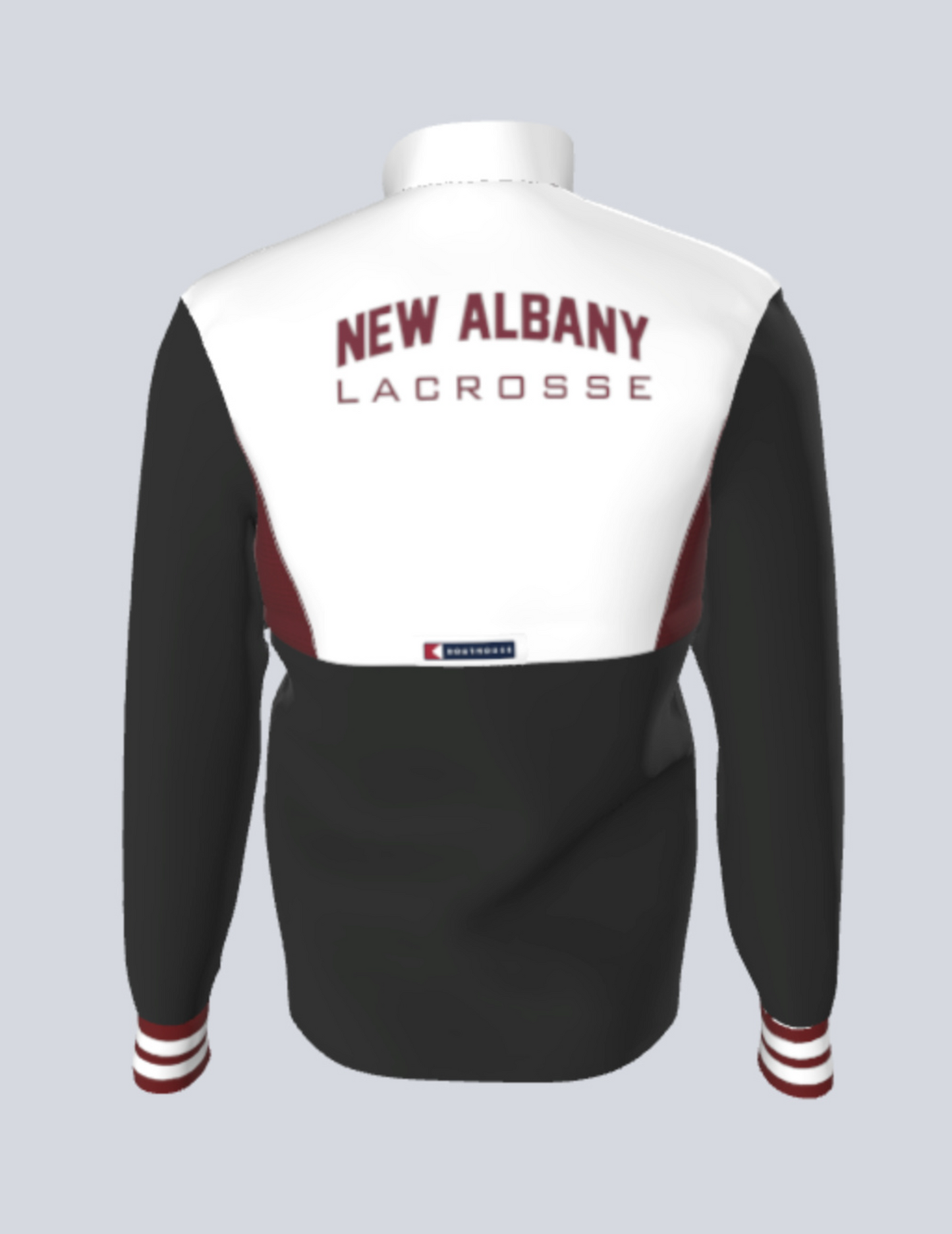 Preorder - "New Albany Lacrosse" YOUTH Boathouse Full-Zip Windbreaker