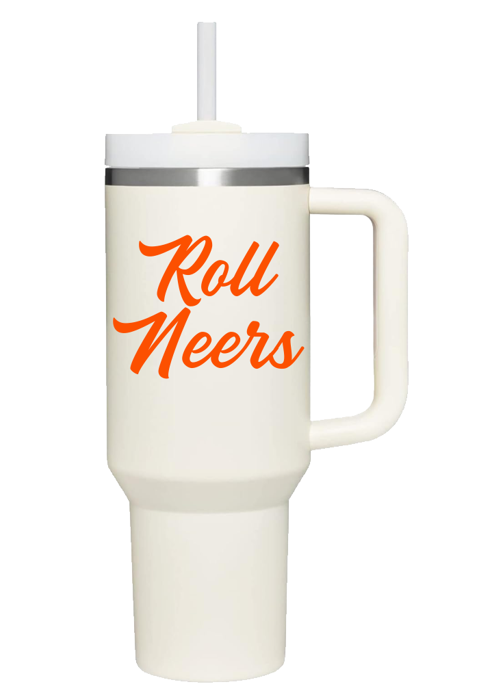 "Roll Neers" 40 oz vacuum insulated tumbler