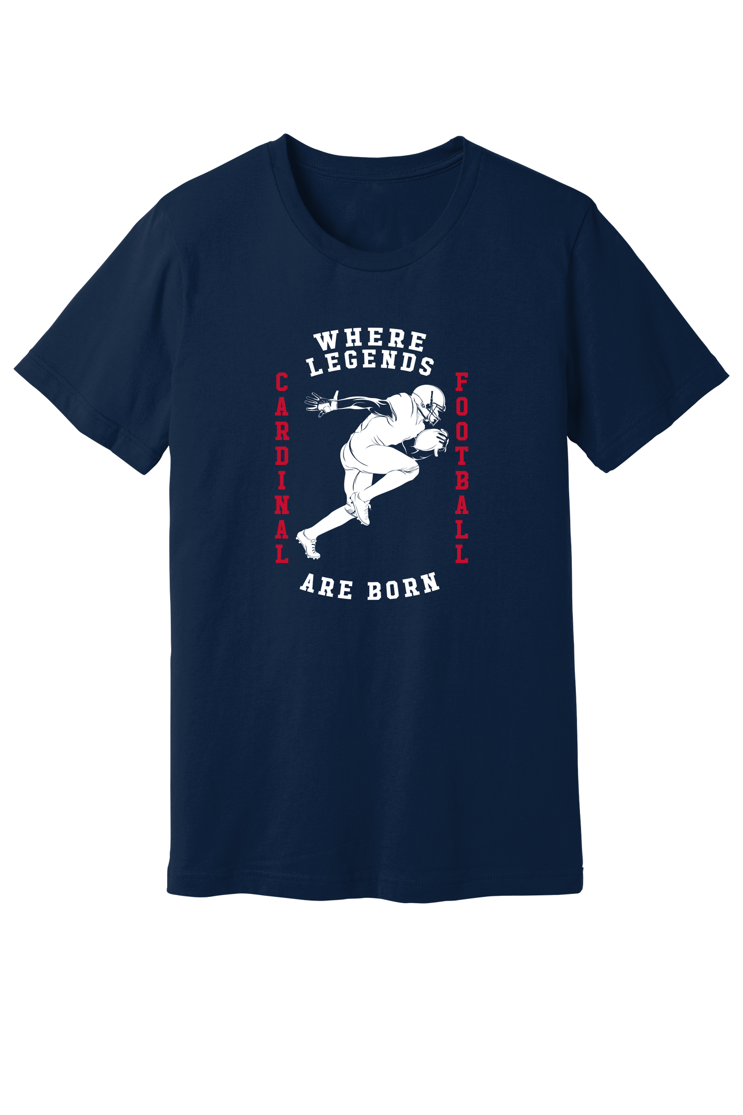 Thomas Worthington "Where Legends Are Born" Football Gildan Softstyle Comfort Unisex Tee