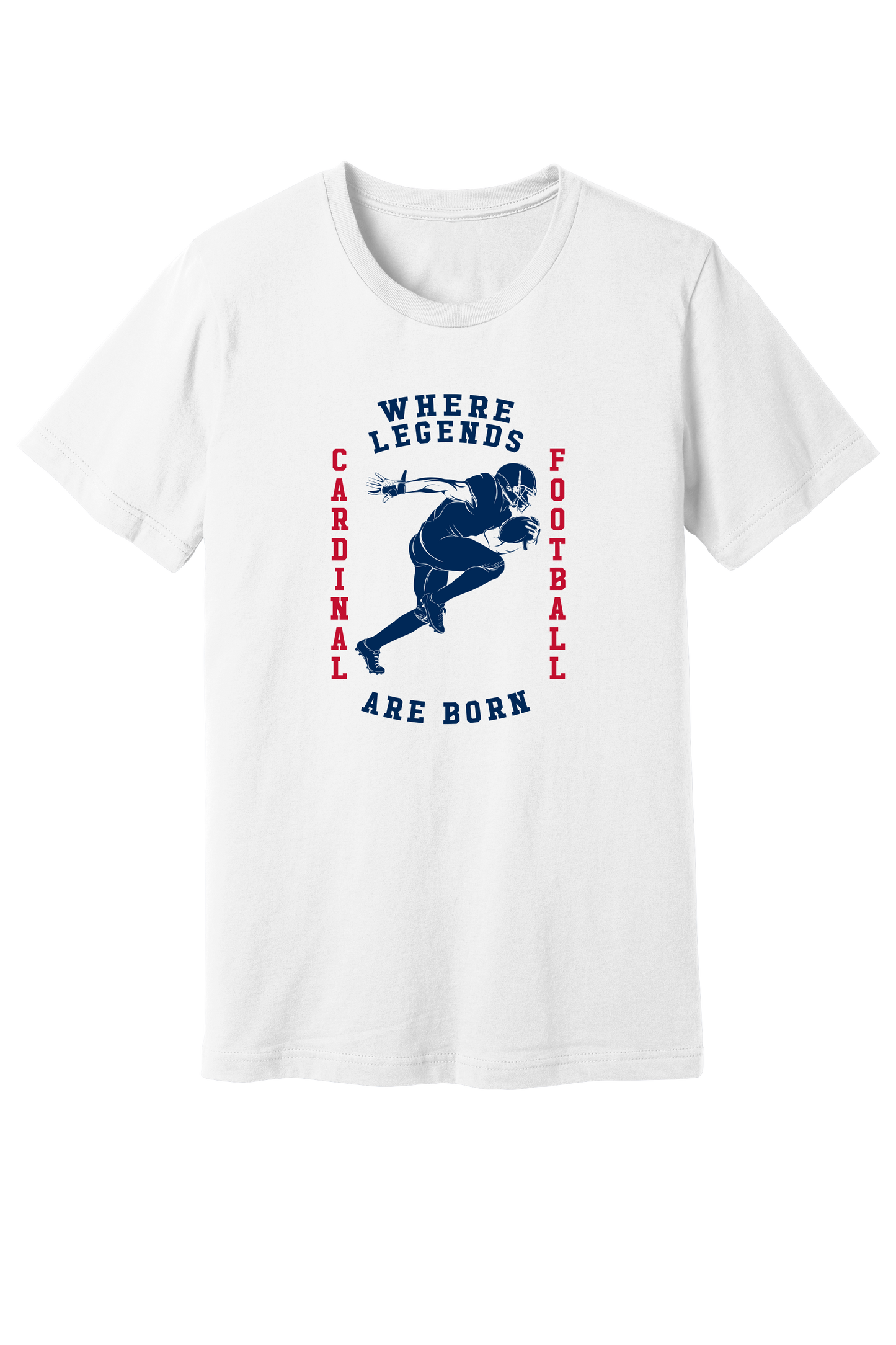 Thomas Worthington "Where Legends Are Born" Football Gildan Softstyle Comfort Unisex Tee