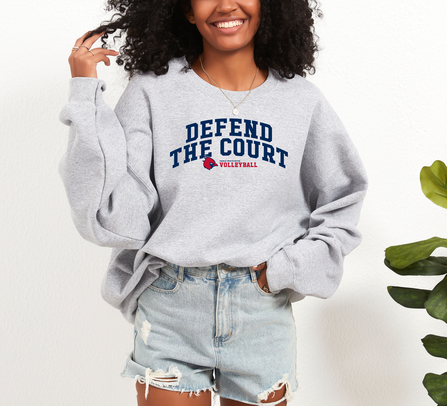 Thomas Worthington "Defend The Court" Gildan Heavy Blend Crew Sweatshirt