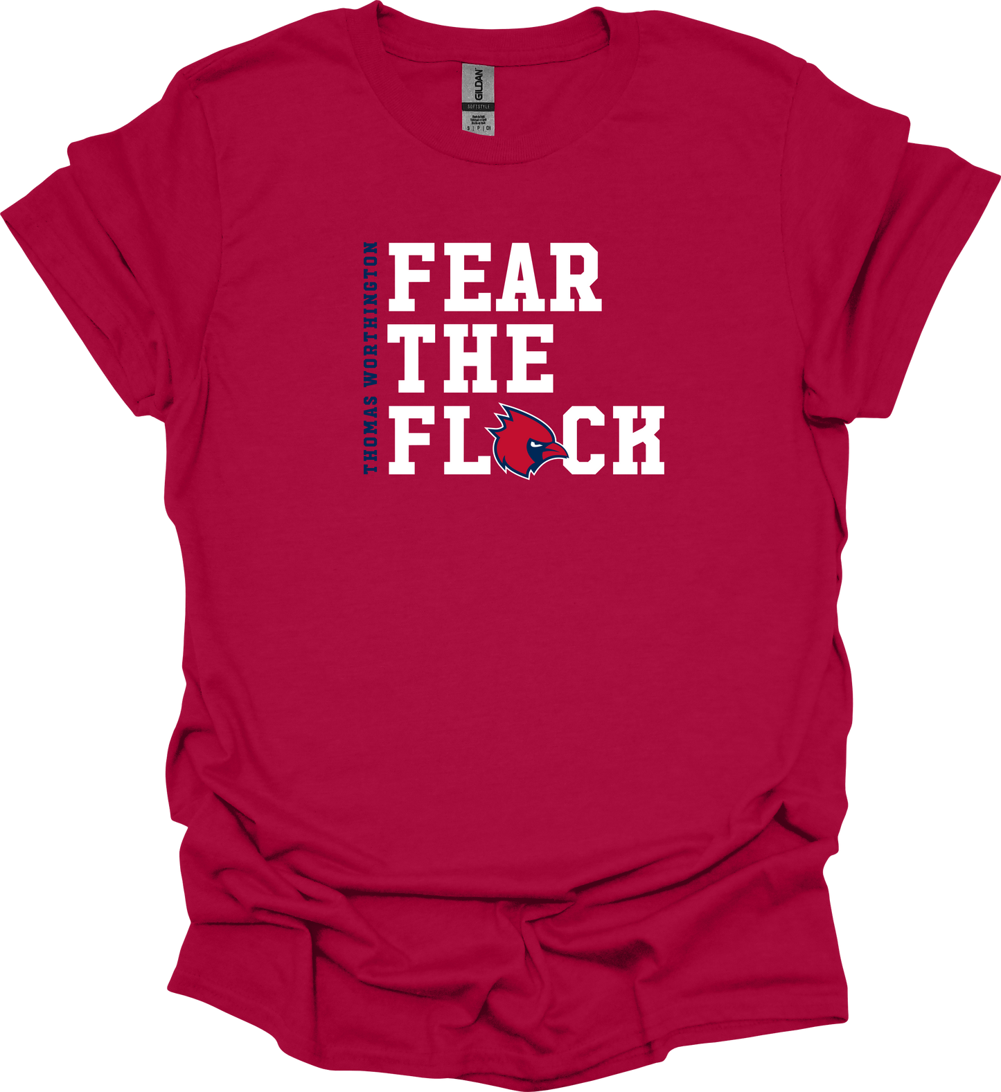 "Thomas Worthington Fear the Flock" Gildan Softstyle Comfort Tee