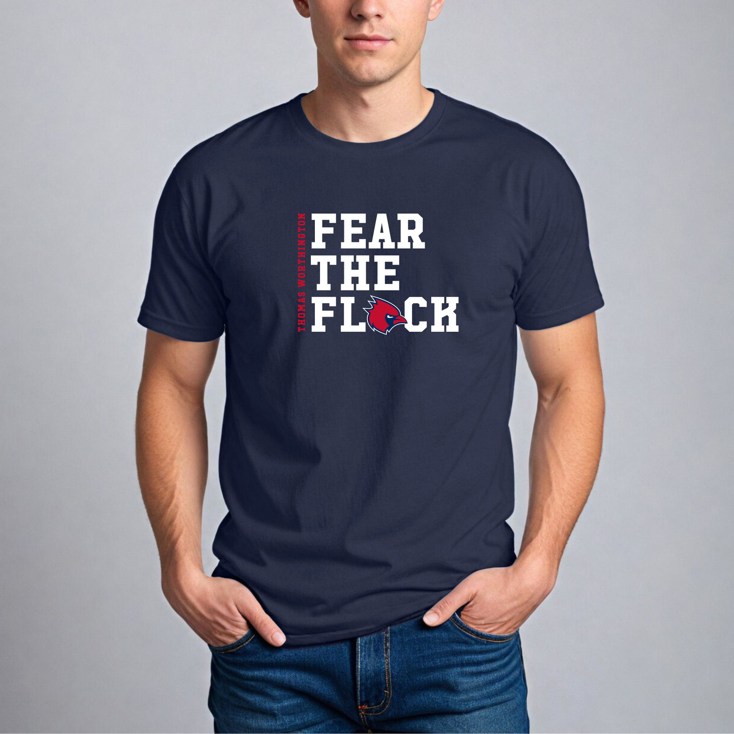 "Thomas Worthington Fear the Flock" Gildan Softstyle Comfort Tee