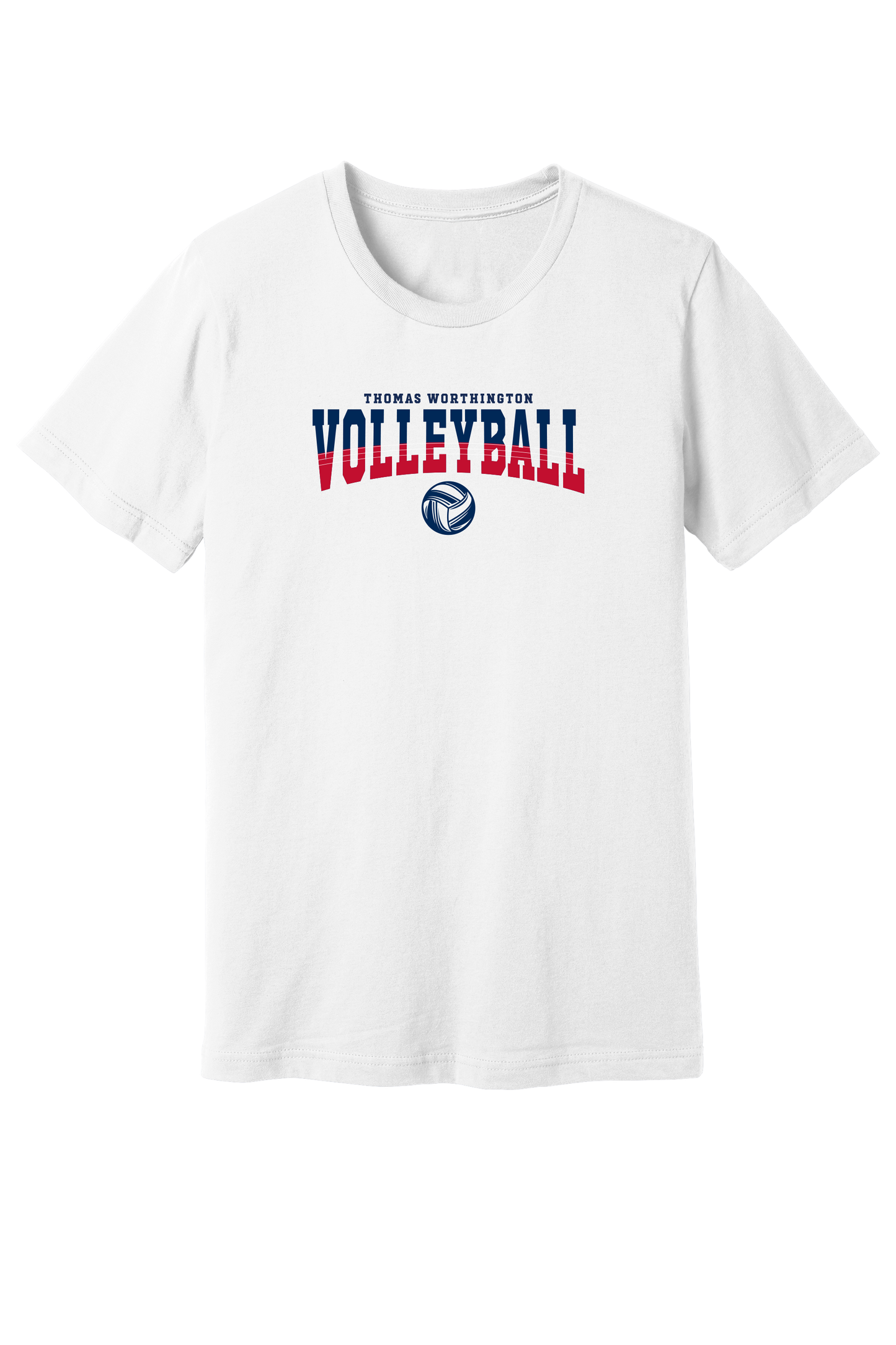 "Thomas Worthington Volleyball" Gildan Softstyle Comfort Tee