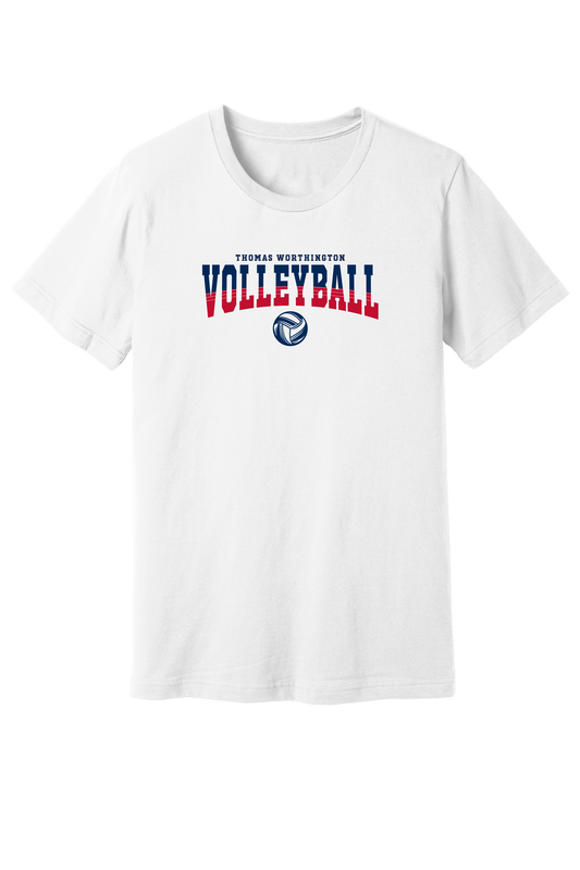 "Thomas Worthington Volleyball" Gildan Softstyle Comfort Tee