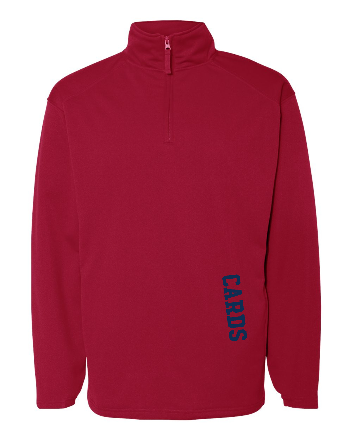 Cards myMascot Men’s fleece 1/4 zip