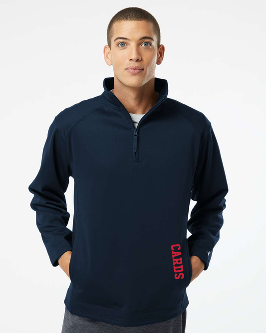 Cards myMascot Men’s fleece 1/4 zip