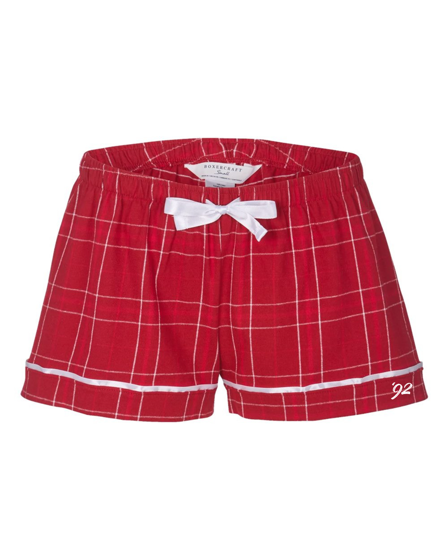 ‘92 Women’s Plaid Flannel Shorts