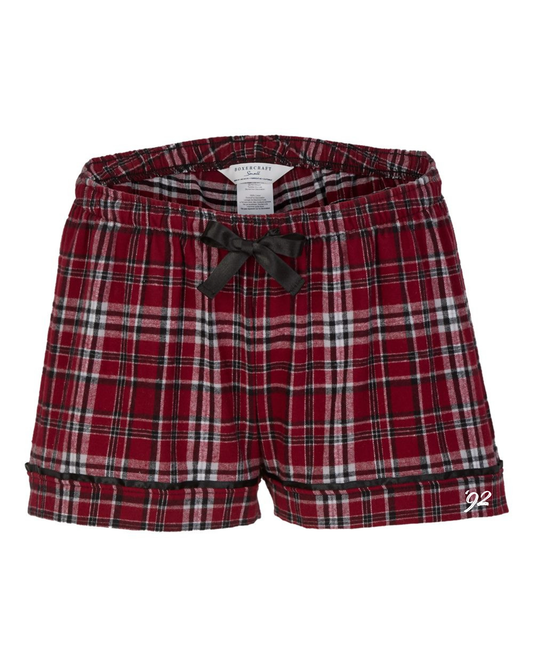 ‘92 Women’s Plaid Flannel Shorts