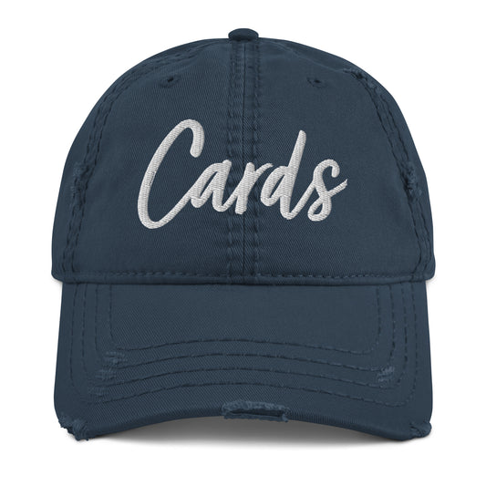 "Cards" Volleyball Distressed Dad Hat