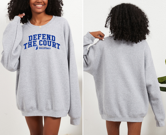 Women's Worthington Kilbourne "Defend The Court" Gildan Heavy Blend Crew Sweatshirt